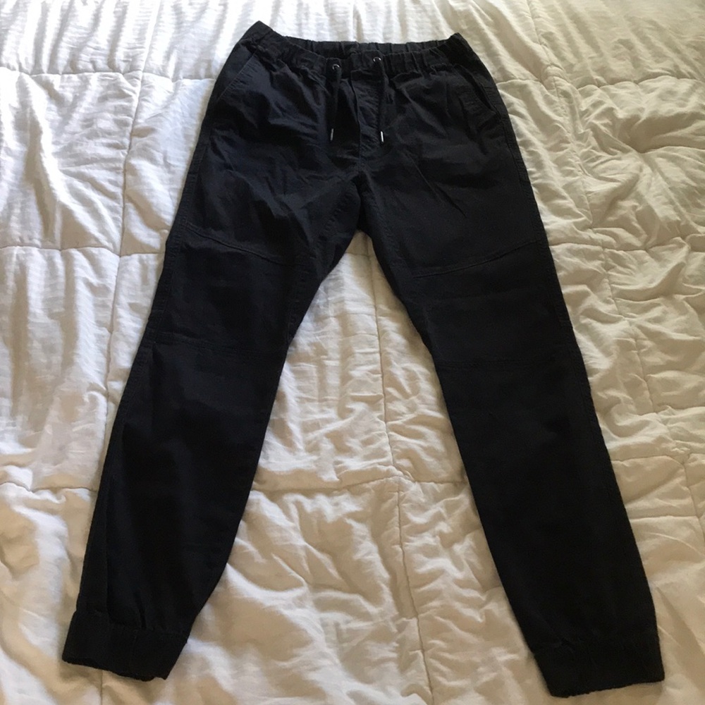 Black jogger pants